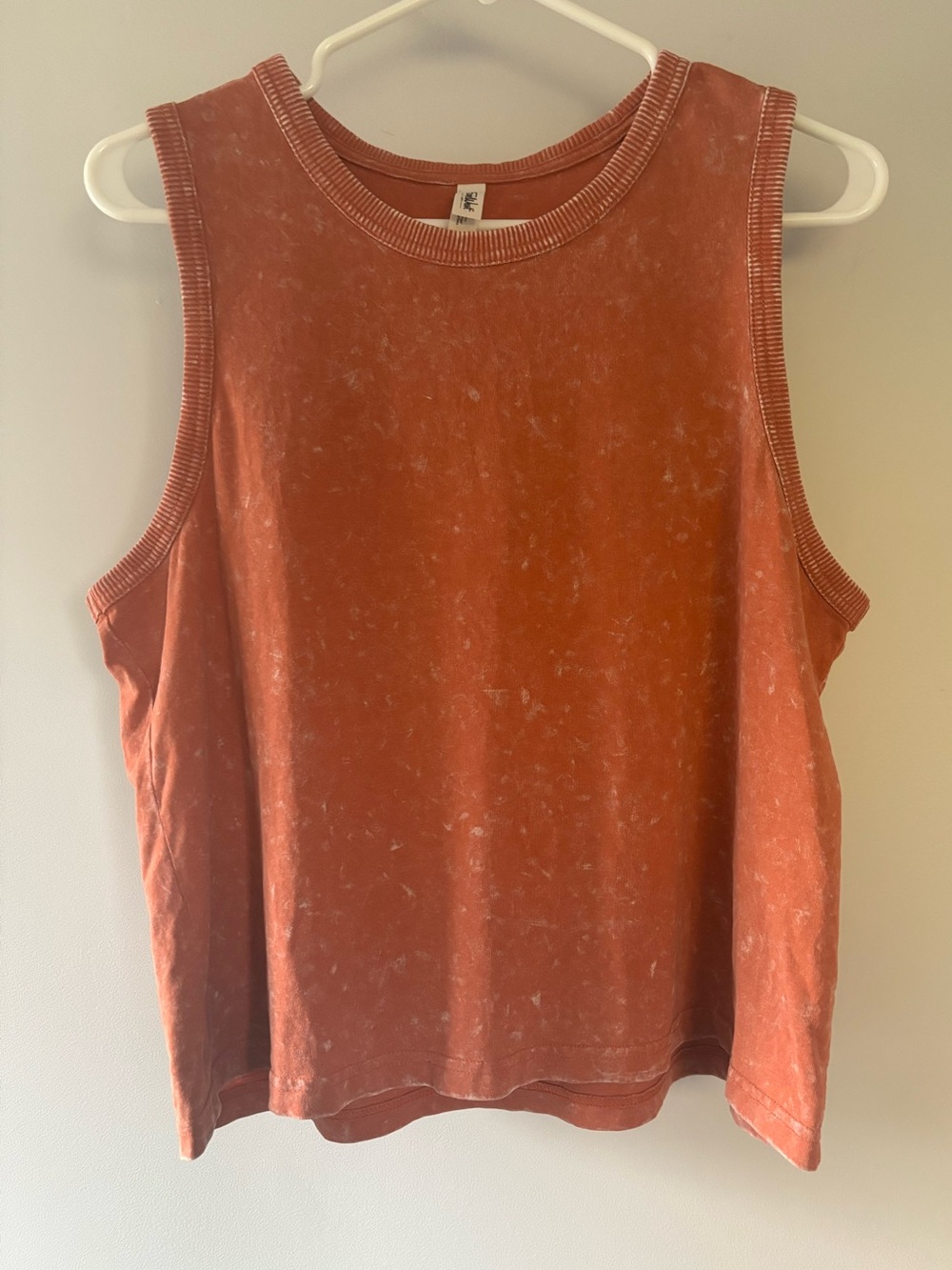 FarWest Washed Rust Sleeveless Tank Top